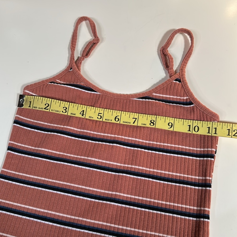 Striped Ribbed Midi Dress - Picture 6 of 11